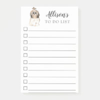 Chien de tzu de Shih personnalisé pour faire la