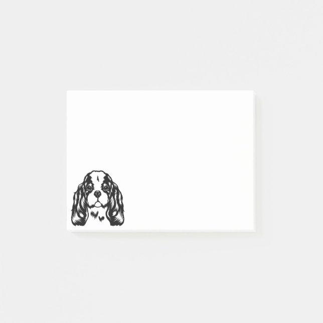 Post-it® Chien du roi Charles Spaniel (Devant)