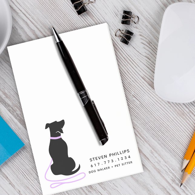 Post-it® Chien Silhouette Moderne (Modern Silhouette Dog Post-it Notes)