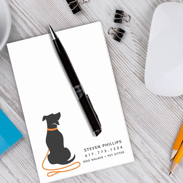Post-it® Chien Silhouette Moderne (Modern Silhouette Dog Post-it Notes)
