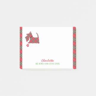 Post-it® Chien Terrier écossais mignon personnalisé