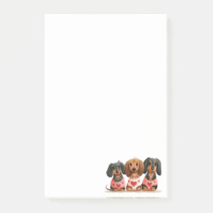 Post-it® Chiens de la Saint Valentin