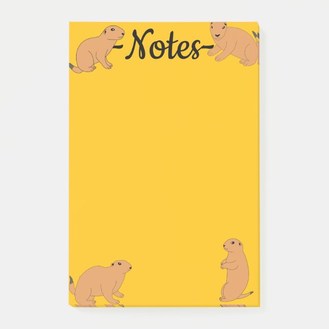 Post-it® Chiens de prairie (Devant)