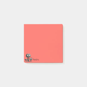 Post-it® Chiens éffrayants d'Halloween rouges