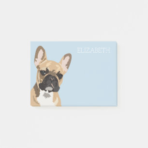 Post-it® Chiffre de taureau français   Cute Frenchie