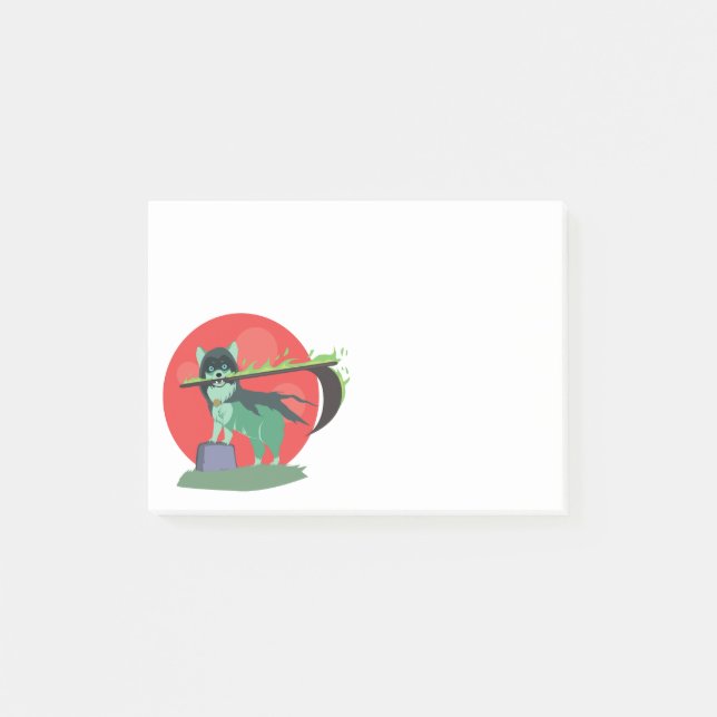 Post-it® Chiots Faucheuse (Devant)