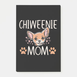 Post-it® chiweenie mère chihuahua adorable propriétaire de