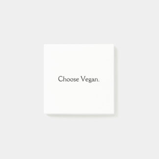 Post-it® Choisissez le végétalien : Style minimal