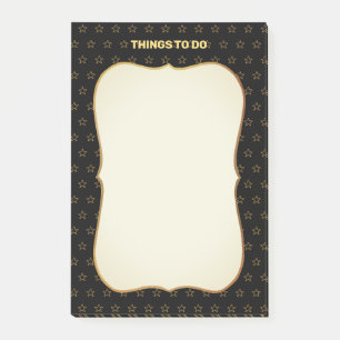 Post-it® Choses à faire et motif d'étoile