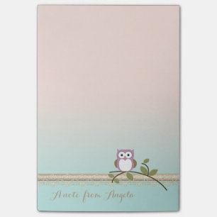Post-it® Chouette adorable et mignonne