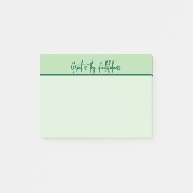 Post-it® Christian Great est ton Bloc-notes de fidélité (Devant)