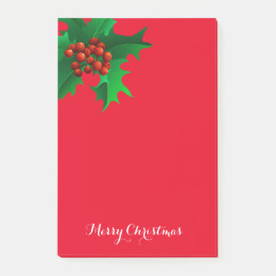 Post-it® Christmas Holly Post-it-Notes