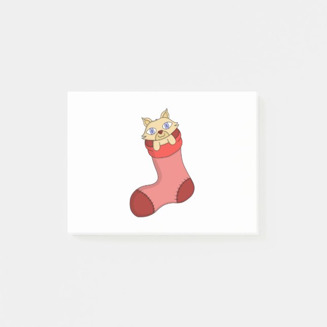 Post-it® Christmas Kitten (Devant)