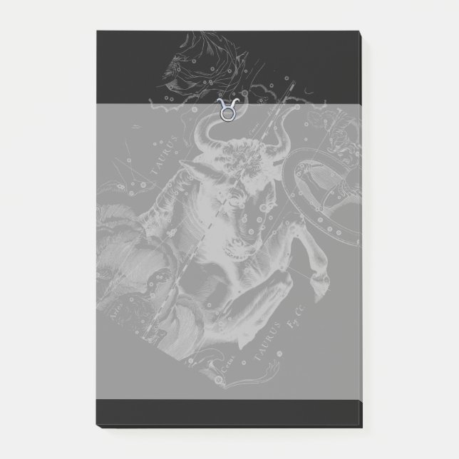 Post-it® Chrome comme Taurus Zodiac Connexion Hevelius Blac (Devant)