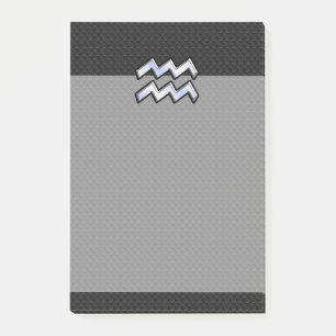 Post-it® Chrome moderne comme Aquarius Zodiac Connexion Sna