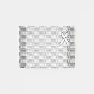 Post-it® Chrome White Ribbon Sensibilisation Carbone Fibre 