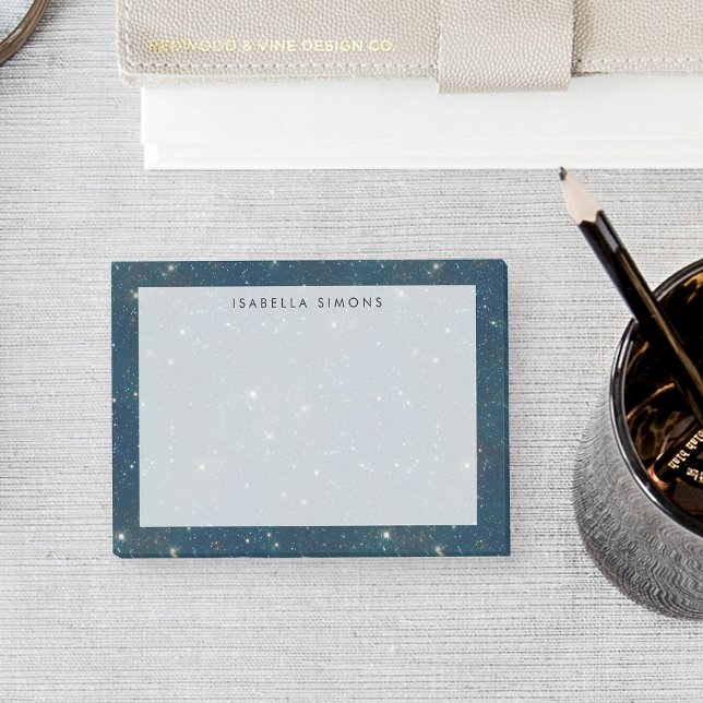 Post-it® Ciel nocturne étoilé | bleu foncé (Créateur téléchargé)