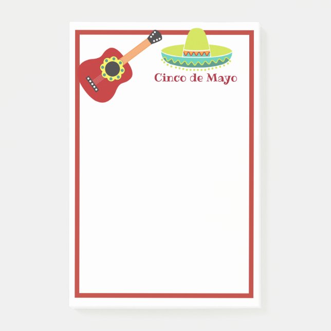 Post-it® Cinco de Mayo Celebration Post-It Notes (Devant)