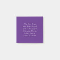 Citation d'écriture John 21 1