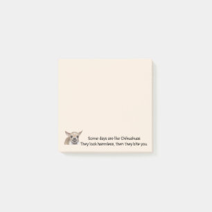 Post-it® Citation drôle sur la vie avec un chien Chihuahua