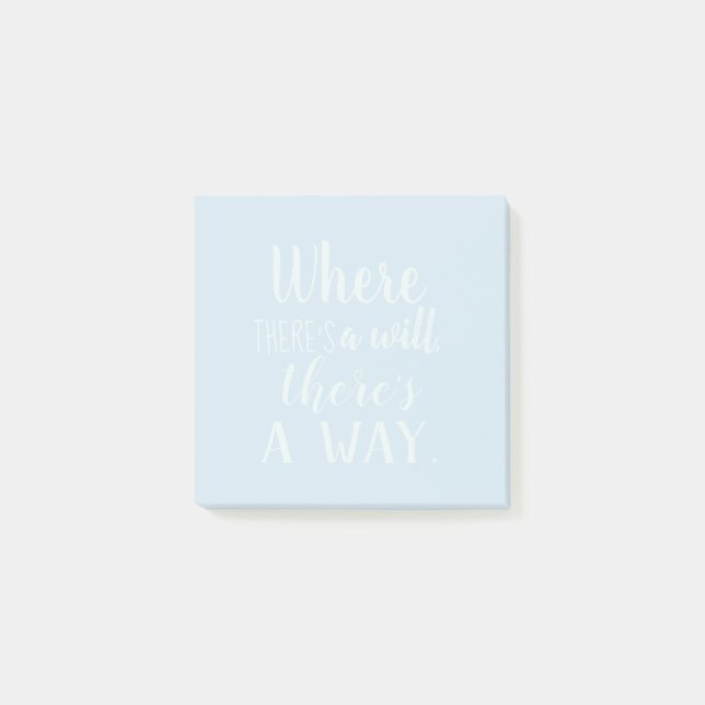 Post-it® Citation Motivationnelle Inspirante Dit Typographi (Devant)
