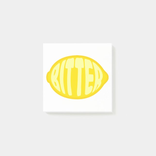 Post-it® Citron amer (Devant)