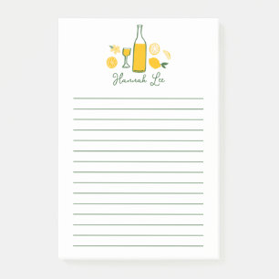 Post-it® Citron Limoncello Nom PERSONNALISÉ Mignon