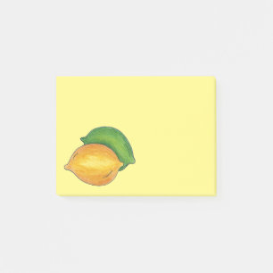 Post-it® Citron n'citron vert Fruit Citron jaune Poster