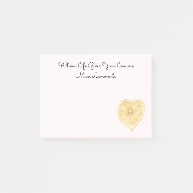 Post-it® Citrons Jaunes Fruit   (Devant)