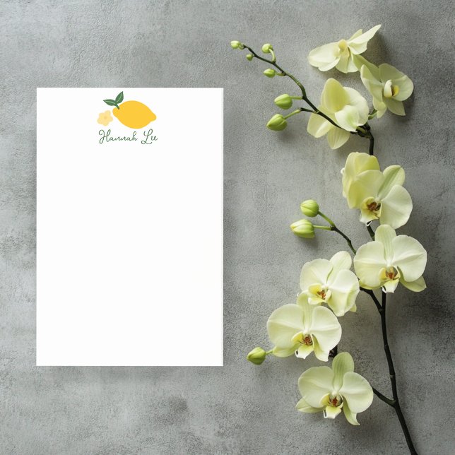 Post-it® Citrons Nom PERSONNALISÉ Mignonne illustration (Lemons CUSTOM Name Cute Illustration Post-it Notes
)