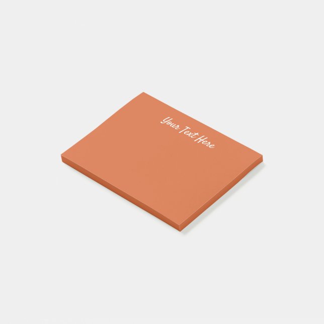 Post-it® Citrouille de récolte ferme orange (Incliné)