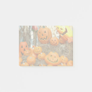 Post-it® Citrouille halloween Jack-o'-lantern orange citrou