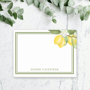 Post-it® Citrus Lemon Green Bridesmaid Nom Favoriser