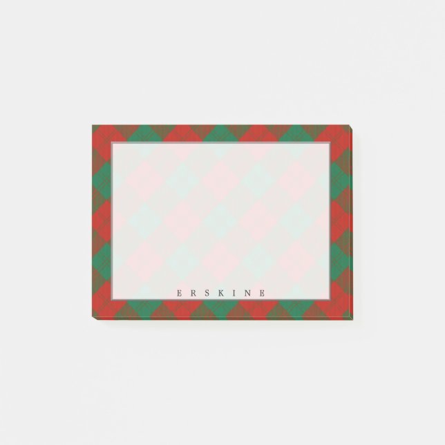 Post-it® Clan écossais de Regal Erskine Tartan (Devant)