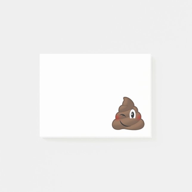 Post-it® Cligner de l'oeil la dunette Emoji (Devant)