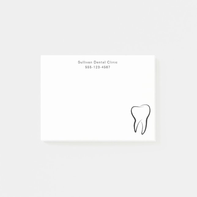 Post-it® Clinique dentaire dentaire Graphique Médicale (Devant)