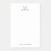 Clubs de golf et Ball avec Initiales Appartement