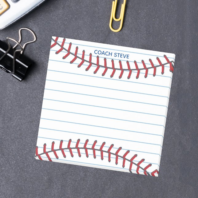 Post-it® Coach de baseball sur mesure ou Joueur de balle Sp (Créateur téléchargé)
