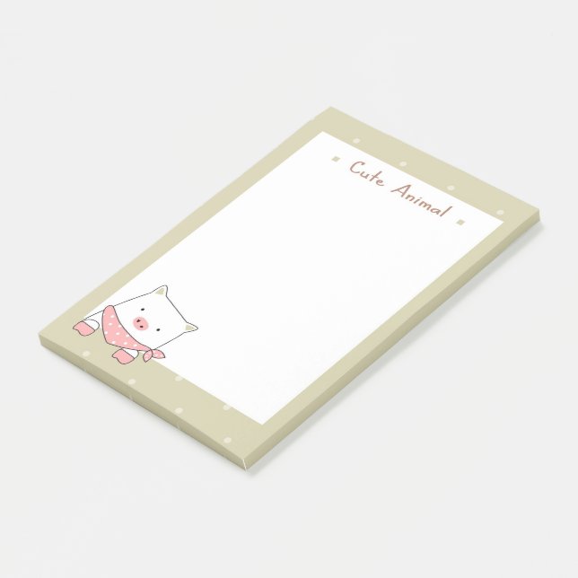 Post-it® Cochon mignon (Incliné)