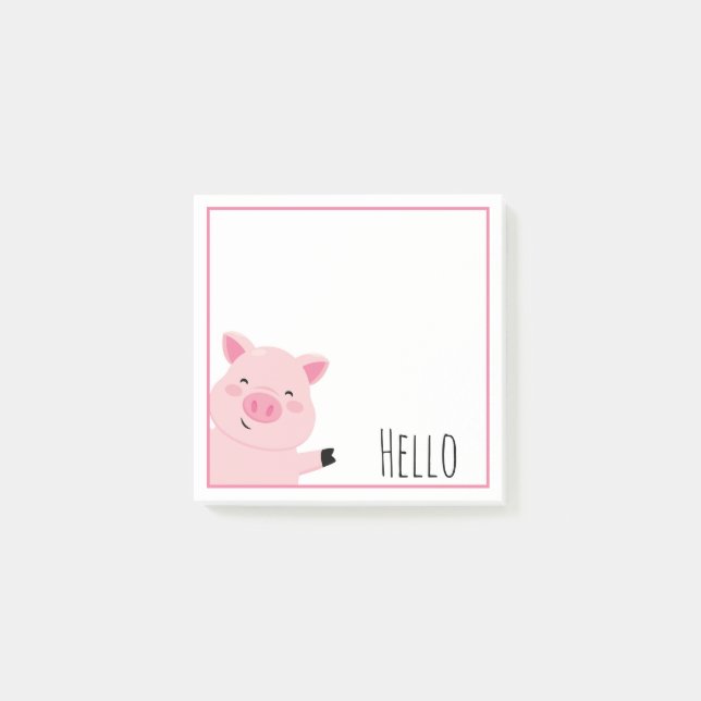 Post-it® Cochon mignon (Devant)