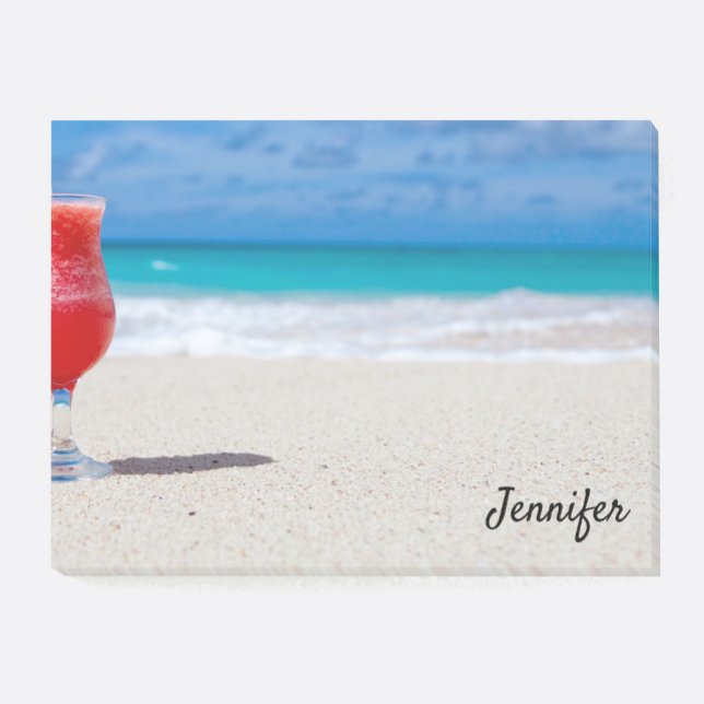 Post-it® Cocktails Sur La Plage do-it-yourself Nom Accueil (Créateur téléchargé)