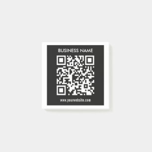 Post-it® Code QR modifiable (généré instantanément)   Noir