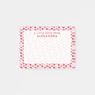 Post-it® Cœur aquarelle rouge