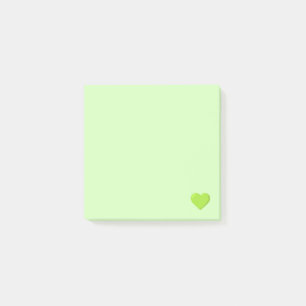 Post-it® Coeur Emoji Vert