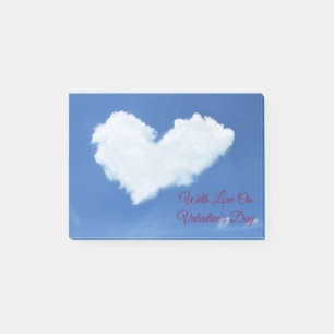 Post-it® Coeur nuageux