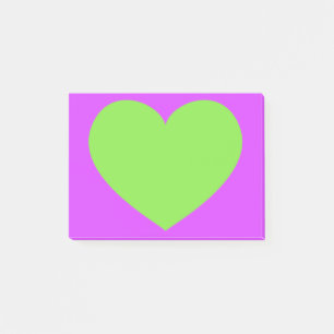Post-it® Coeur vert
