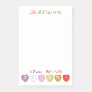 Post-it® Coeurs de conversation Poster personnalisé Notes