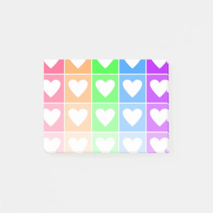 Post-it® Coeurs Ombres
