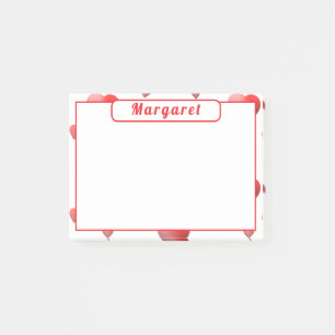 Post-it® Cœurs Personnalisés