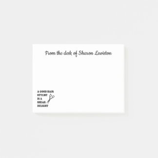 Post-it® Coiffeur amusant, coiffeur amusant, coiffeur barbi
